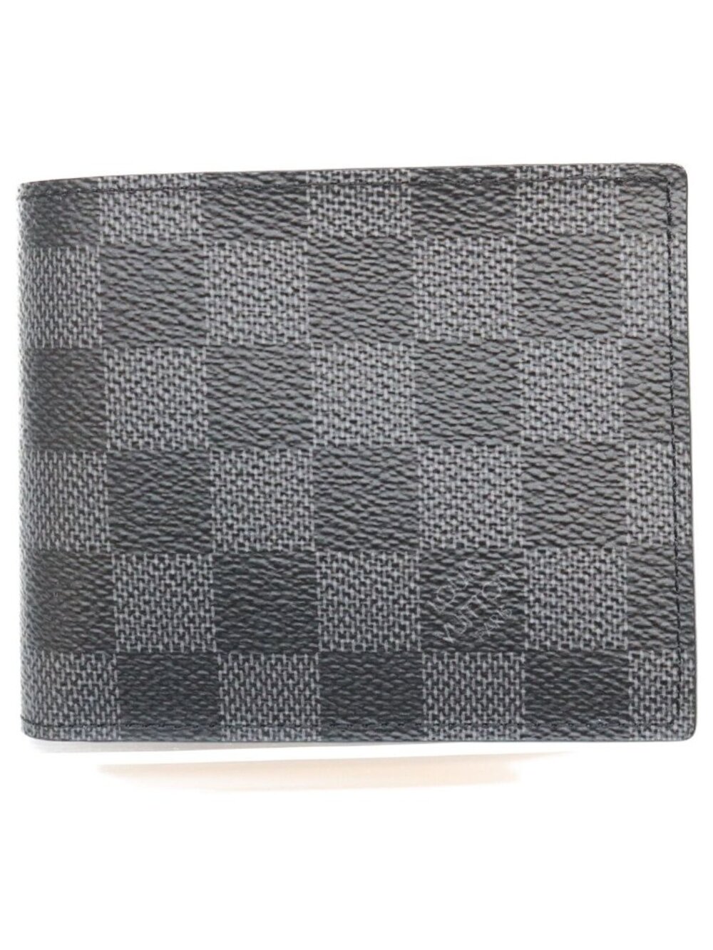 Louis Vuitton Black Damier Portefeuille Marco Bifold Wallet